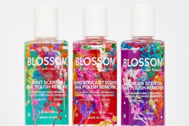 Blossom All-Natural Nail Polish Remover 2oz with 3 Scent $7.5/pcs 6pcs/box