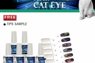 Cre8tion Super Cat Eye Gel Polish, 0.5oz, Full Collection of 6 Colors (from SC01 to SC06)