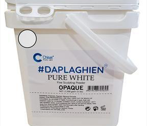 Chisel Fine Sculpting Powder (Dap La Ghien), Pink & White Collection, PURE WHITE, 12oz - 22oz - 5lbs