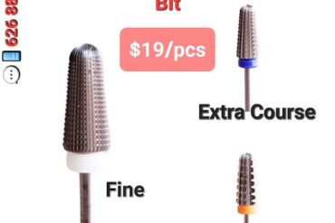 Volcano Nail Carbide Bit Fine - Extra Course - 3X