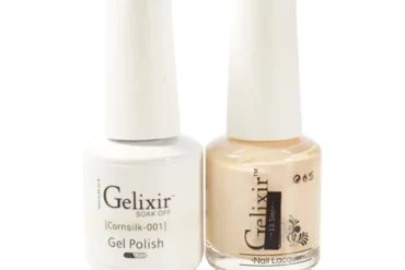 001 Cornsilk GELIXIR GEL NAIL POLISH DUO