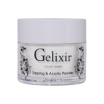 037 White Shimmer Gelixir Acrylic/Dipping Powder, 2oz