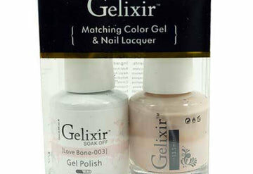 003 Love Bone Gelixir Gel Nail Polish Duo
