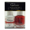 040 Boston University Red Gelixir Gel Nail Polish Duo