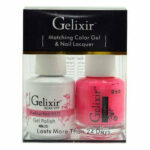 057 Radical Red Gelixir Gel Nail Polish Duo