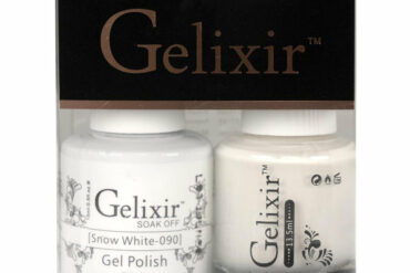 090 White Colors - Snow White Gelixir Gel Nail Polish Duo