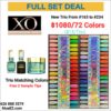 XO 4in1 Acrylic/Dip Powder + Gel + Lacquer, Full Line Of 234 Colors (From 001 To 234) - Image 3