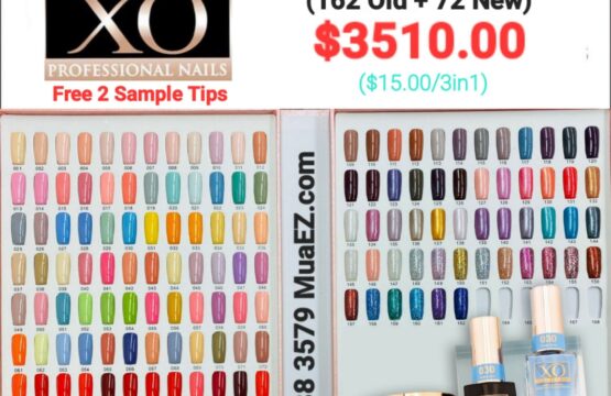 XO 4in1 Acrylic/Dip Powder + Gel + Lacquer, Full Line Of 234 Colors (From 001 To 234)
