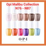 OPI GEL COLORS MALIBU Collection, Full line of 12 Colors (From N76 to N87)
