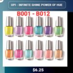 OPI INFINITE SHINE POWER OF HUE, Full 12 colors (B001 – B012)