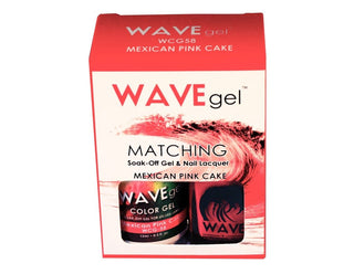 Wave Gel Lacquer + Gel, 058, Mexican Pink Cake, 0.5oz