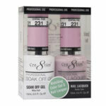 Cre8tion Soak Off Gel Matching Pair 0.5oz 231 CENTRAL PARK