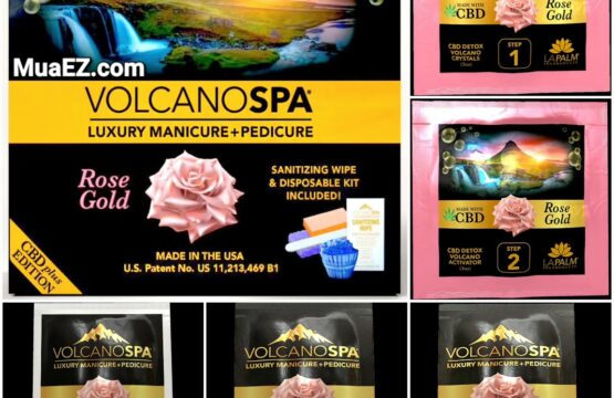 Volcano Spa CBD+ Edition Rose Gold Pedicure 10 Step, 36 kits/case