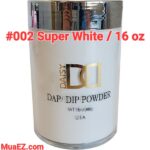 DND Dap/Dip Powder #002 Super White 16 oz