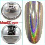 Aora Chrome Rainbow Hologram Powder, H6, 1g